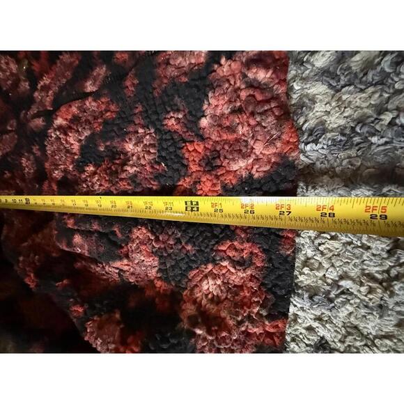 Urban Outfitters Fuzzy Floral Hooded Jacket - XL - Picture 6 of 7